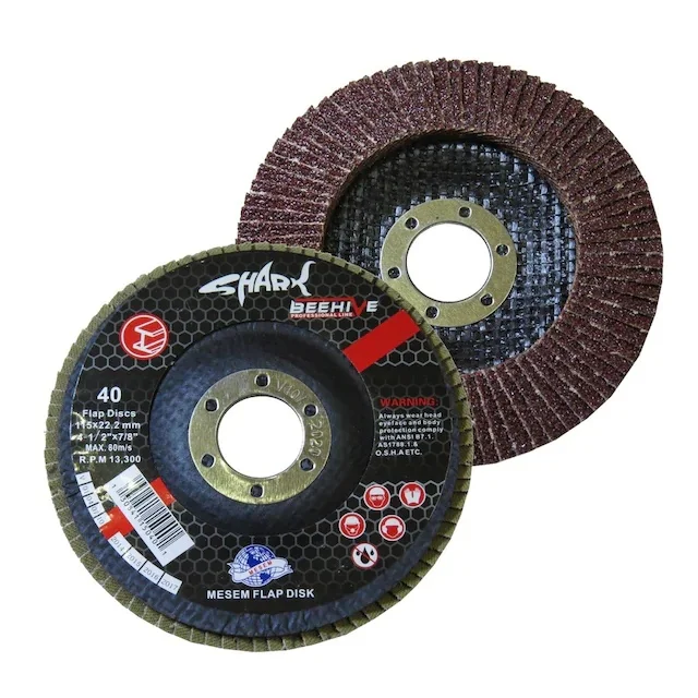 Shark Flap Disc 115x22.2 Mm 40 Sand (10 Pcs) 431620991