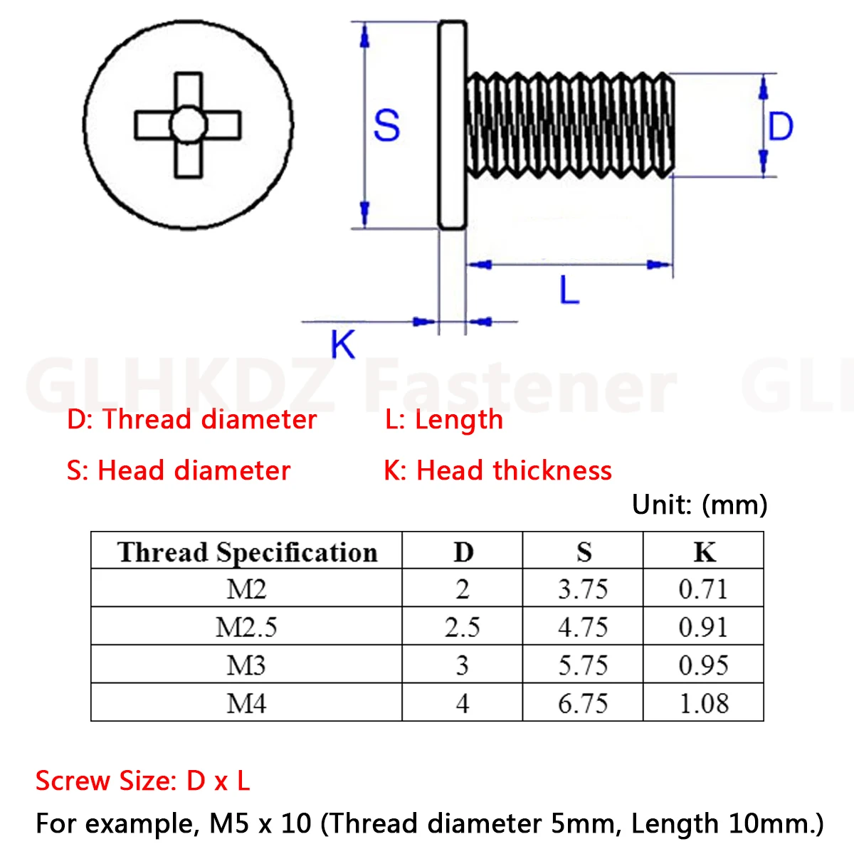 50pcs M2 M2.5 M3 M4 CM Ultra Thin Flat Head Machine Screw Phillips Cross Recessed Bolt Black Zinc Plated Steel Laptop Electrical