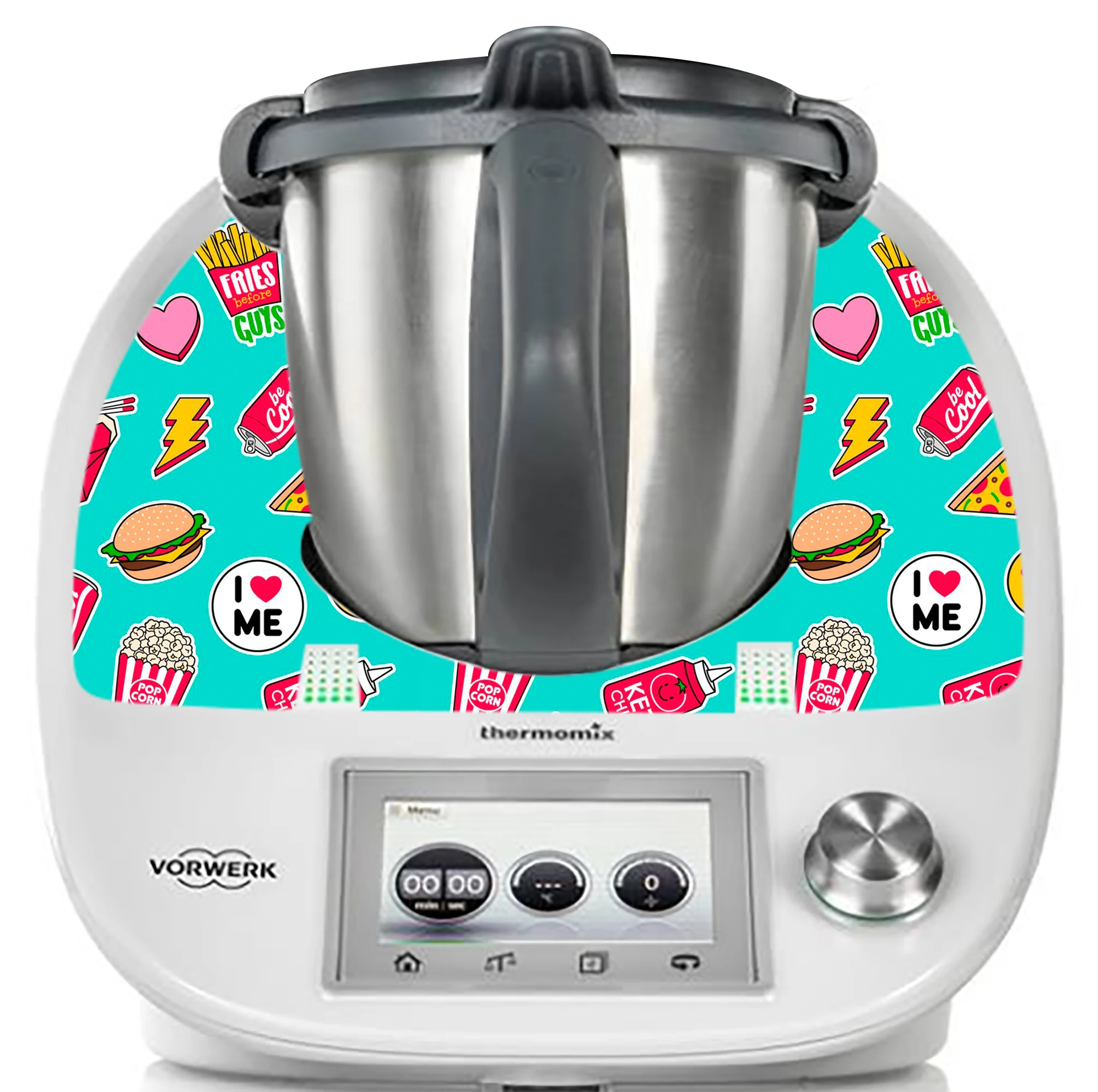 Виниловый бампер декоративный, боковой, VALIDO для THERMOMIX TM5 и TM6, kisses, украсит ваш термомикс