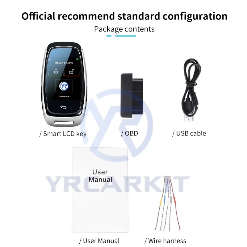 Mando a distancia Universal para coche, llave inteligente LCD para todos los coches de arranque sin llave, fabricantes de modificación de soldadura,