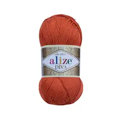 High Quality 5 Pieces Alize Diva Yarn Microfiber Acryilic Hand Knitting for Scarf Accesory Cardigan Thin Dyed Thread