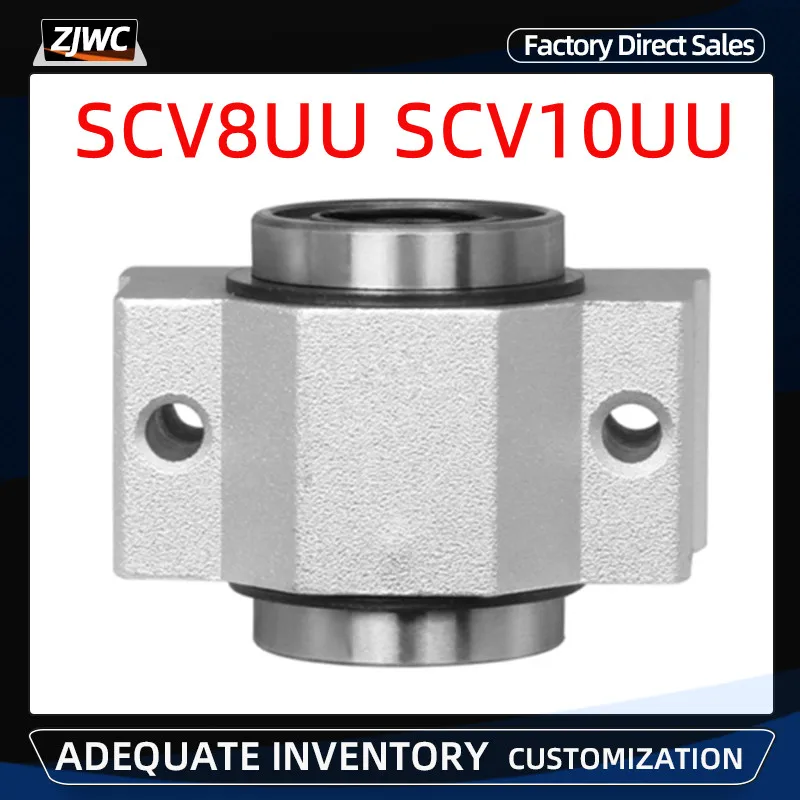 Kugellager Rodamientos SCV12UU SCV16UU SC12VUU SC16VUU Linearlagerblock DIY-Gleit-Einheiten CNC-Fräse – Detail 12