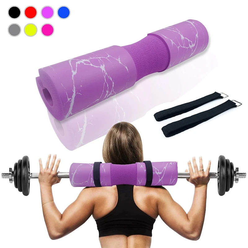 Barbell Pad for Squats, Lunges and Hip Thrusts - Squat Pad Weight Lifting Bar Cushion Pad Protector for Neck and Shoulder