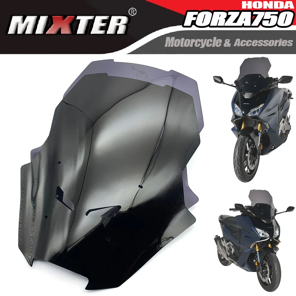 Motorcycle Touring Sports WindScreen Windshield Visor Deflector With Prises Air For HONDA FORZA750 Forza 750 2021 NSS750 NSS 750