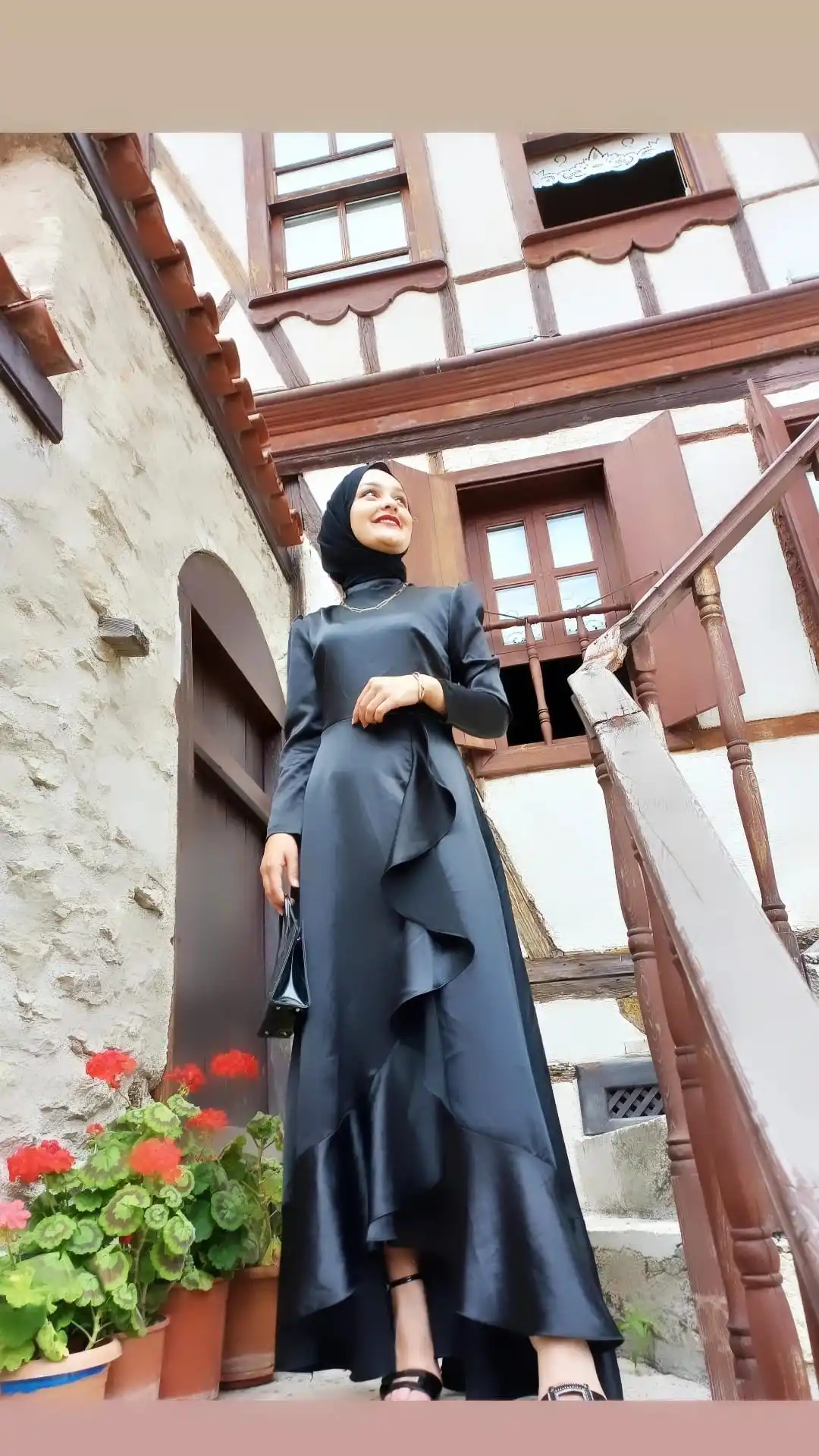 Angel Abaya – jupe à volant en Satin brillant, sans plis, création de vêtements musulmans, Style épais, adapté pour le printemps et l'hiver