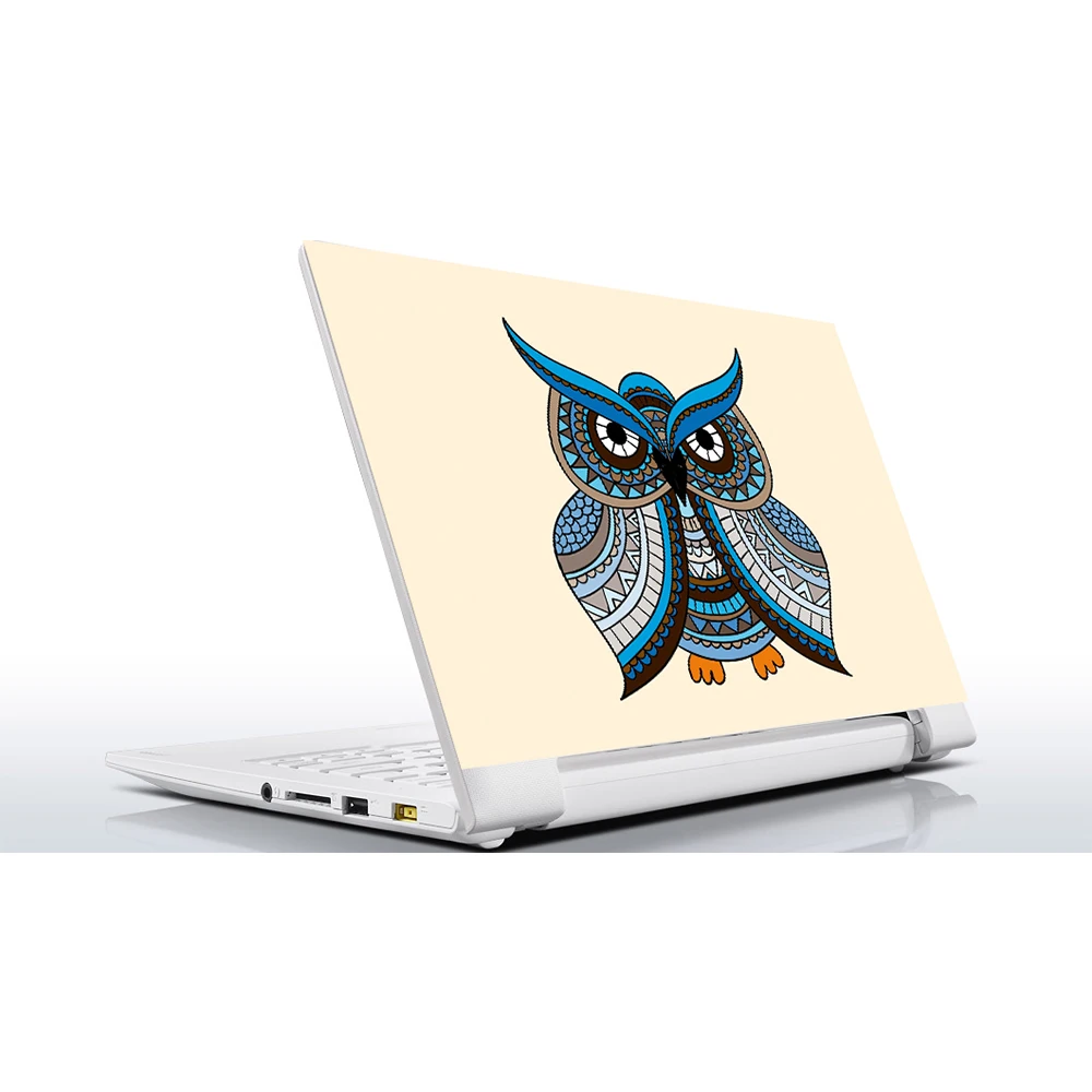 Sticker Master Blue owl ornaments with universal laptop skin for 13 14 15 15.6 16 17 19 