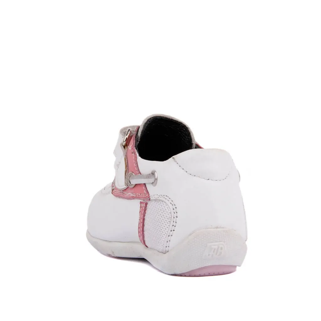Segel-Lakers Weiß Leder Baby Schuh