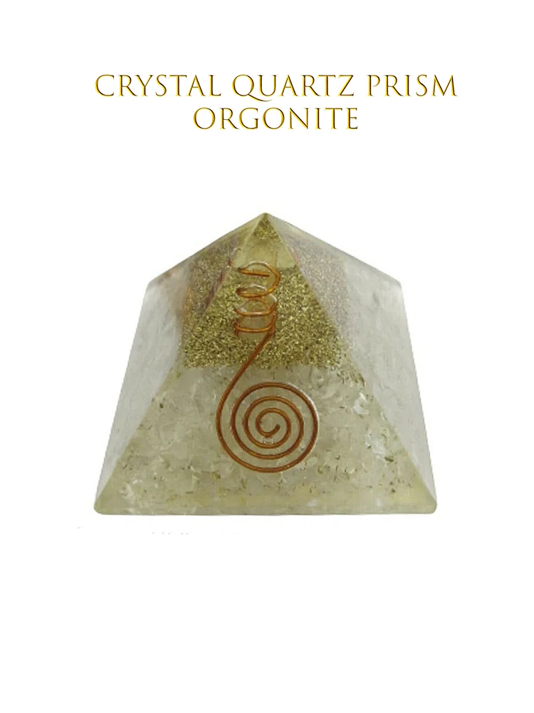 

Orgonite Natural Stones Crystal Quartz Prism Healing Stone Energy Ore Mineral Crafts Home Decoration