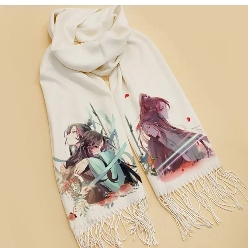 Anime Scum méchant système d'auto-économie écharpe Shen Qingqiu Luo Binghe Cosplay femmes hommes chaud dessin animé écharpe vêtements accessoires