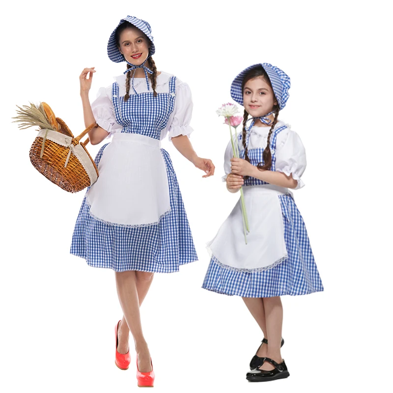 Snailify Wizard of Oz Girls Dorothy Costume Women Plus Size Dorothy Halloween Costume Fancy Dress 2021 New Arrival