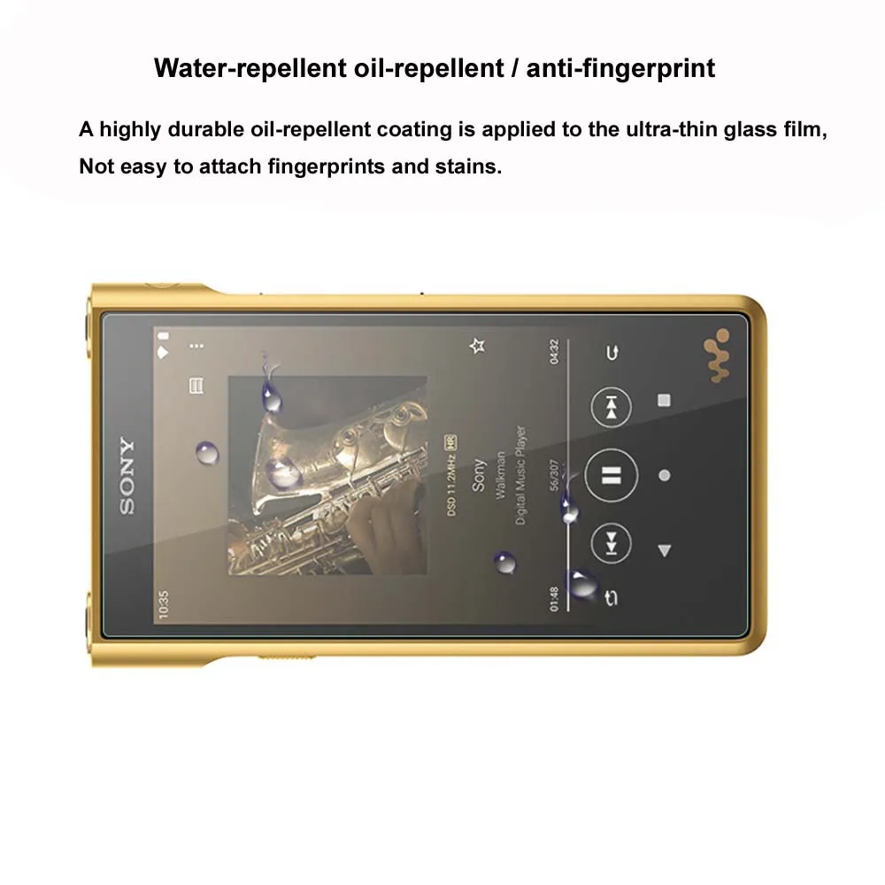 Dành Cho Máy Nghe Nhạc Sony NW-WM1AM2 WM1AM2 NW-WM1ZM2 WM1ZM2 Màn Hình Kính Cường Lực Bảo Vệ