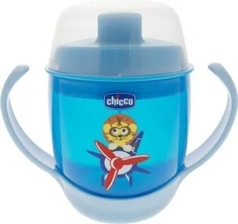 

Chicco baby care baby Sippy cup baby bottle leakproof water drinking cup baby cup Meal cup 180ml 12 Months +