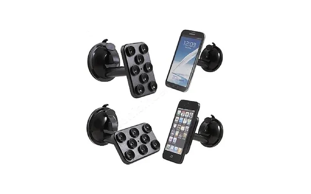 With In-car Phone Navigation Holder 8 Suction Cups Reversible Hooded 436440762