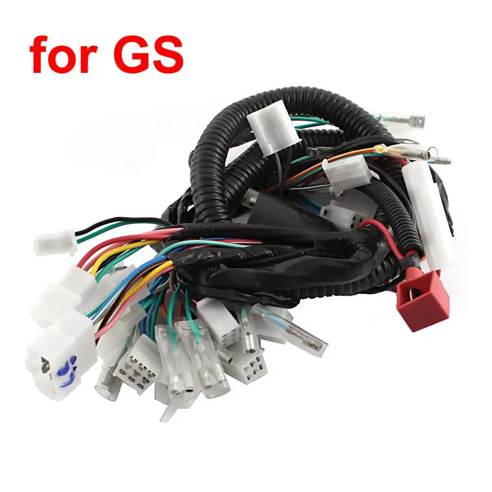 Motorcycle Ultima Complete System Electrical Main Wiring Harness w/ Fuse Box Connectors For GS For CG125 For Motorcycle