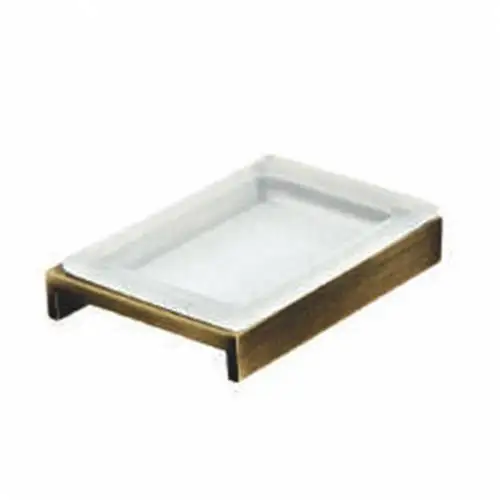 

Traditional Handmade Home Hotel Bar and Luxury Restorant Design Steel Bathroom Columbine Set Top Glazed Soap Dish Color