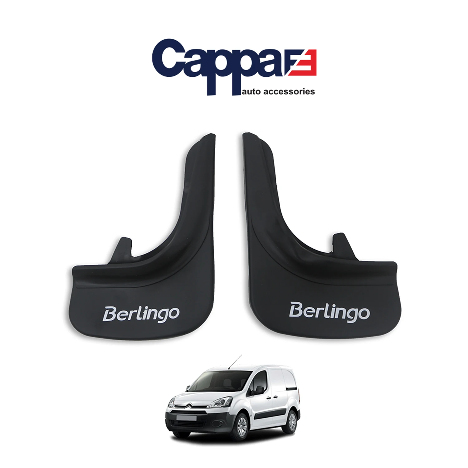 

CAPPAFE Universal Mudflaps Mud Flaps Splash Guards Mudguards 2 Pcs/Set For Citroen Berlingo Each Models Competible