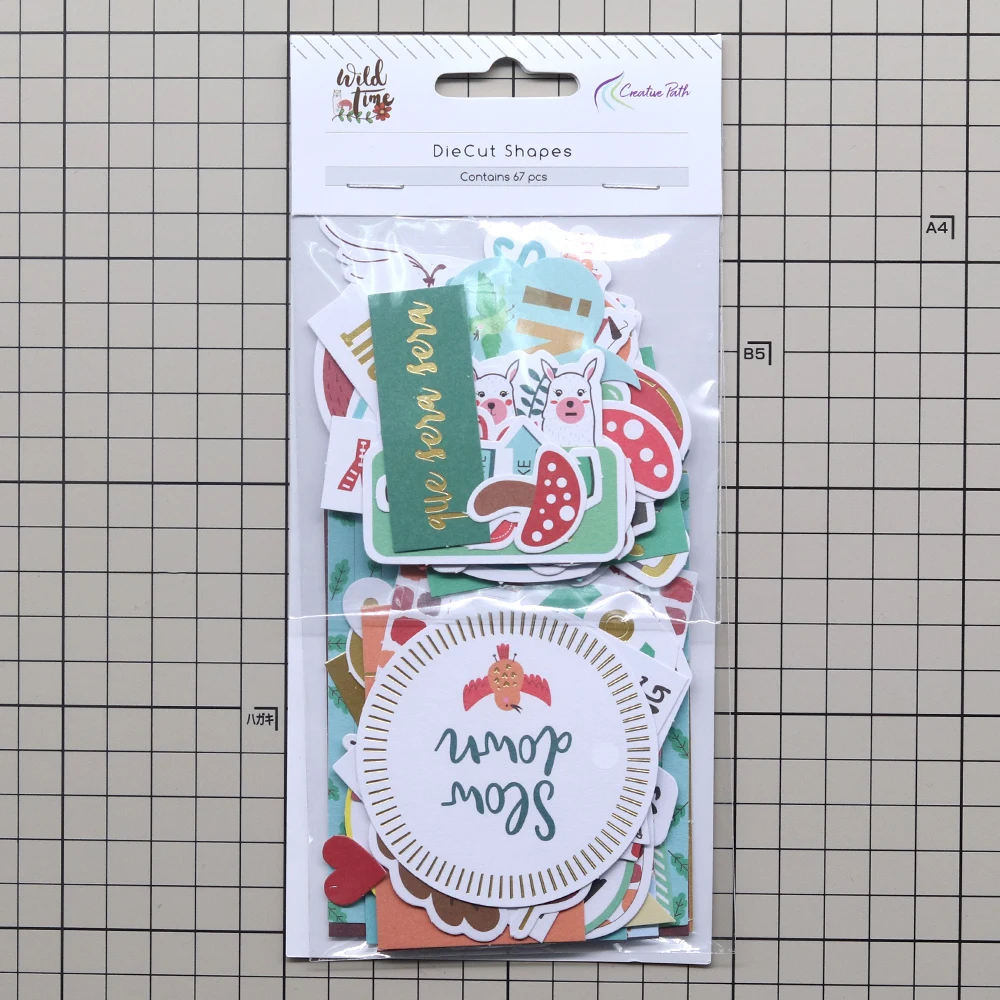 Der kreative Weg gedruckt Papier Ephemera Folie Designs Scrap booking Karten herstellung Handwerk Journal Verzierungen Papier Stanzen Formen – Detail 1
