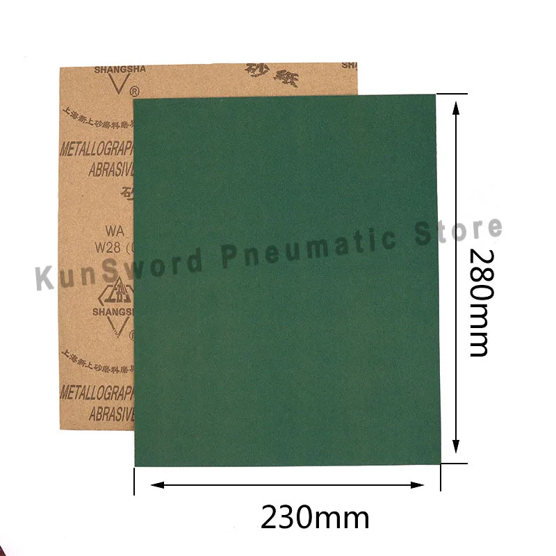 1/2ชิ้น230x280มม. 280กรวด-1200กรวดเท่านั้นแห้งขัดกระดาษทรายขัดกันน้ำสำหรับขัดไม้โลหะ