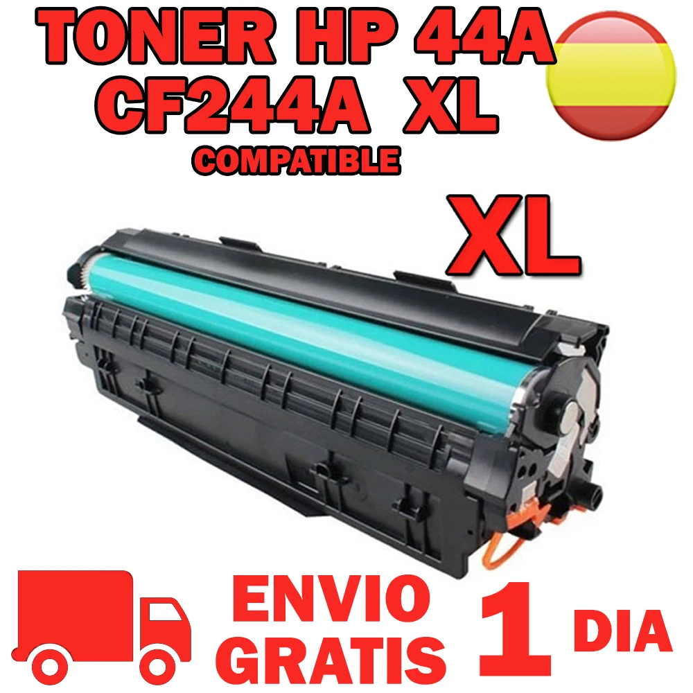 Cartucho de Impressora Compatível Premium, Alta Capacidade, Compatível com HP CF244A XL, 44A Não Oem-Jet, Pro M14a, M14w, M15a, M27w, M27a, MFP M28a MFP-M28W