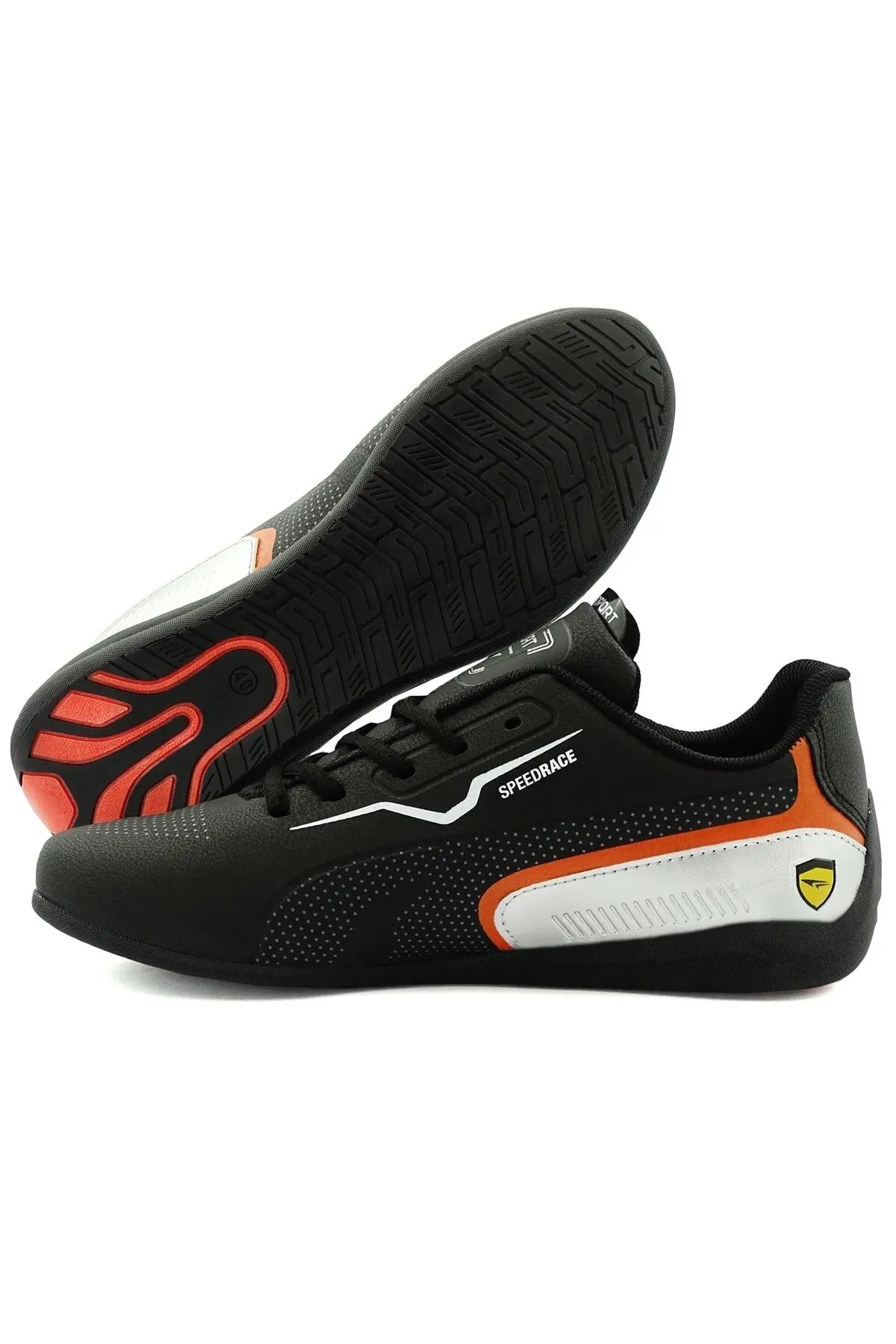 

LETAO 2023 New Casual Men's Sport Walking Running Comfortable and Stylish Beautiful Looking Mr. Sneaker Black Orange Shoes 70702023