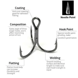WLure L773 Señuelo VIB mate para jigging – Puntos de amarre