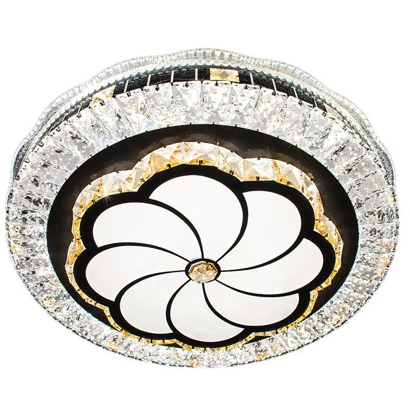 50CM 3000K 4000K, 6000K LED ceiling lamp ceiling ceiling light spiral flower pattern with 3 colors dimmable temperature