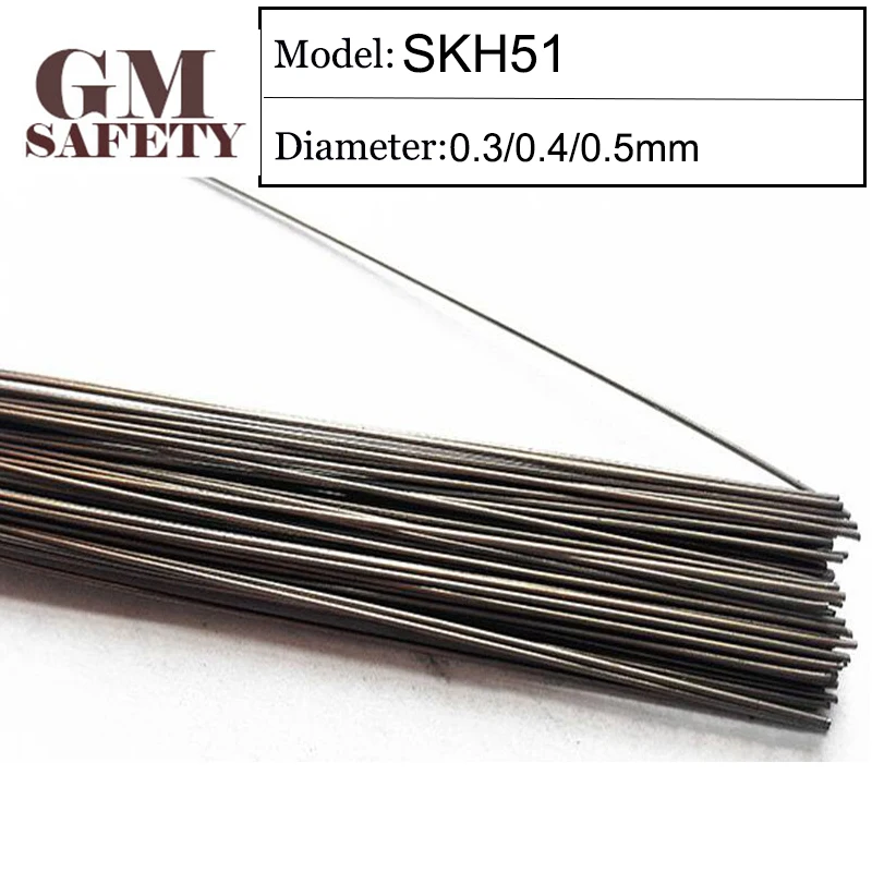 

GM Welding Wire SKH51 of 0.3/0.4/0.5mm Laser Welding Wire for Welders 200pcs in 1 Tube W1003