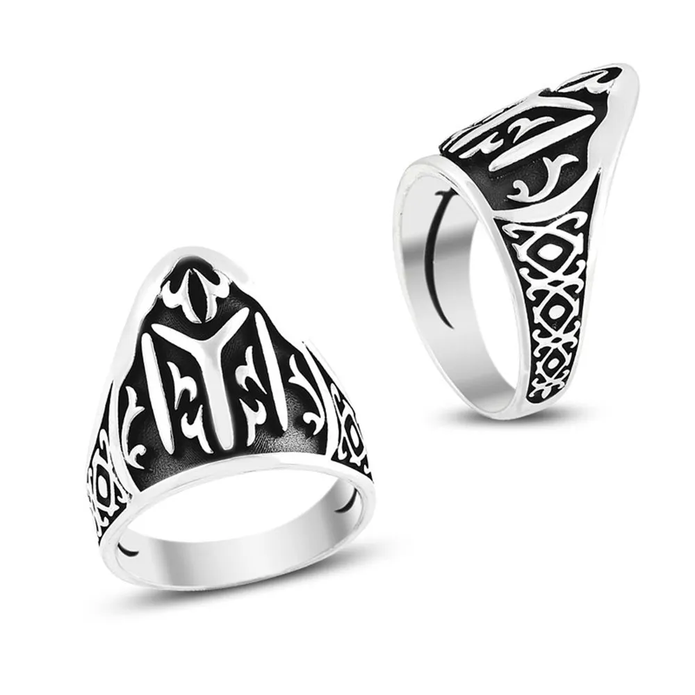 

Elegant Ring in 925 Sterling Silver Ertugrul Kayi Ottoman Thumb Men’s Rings Resurrection Rings Trendy Gift for Free Shipping