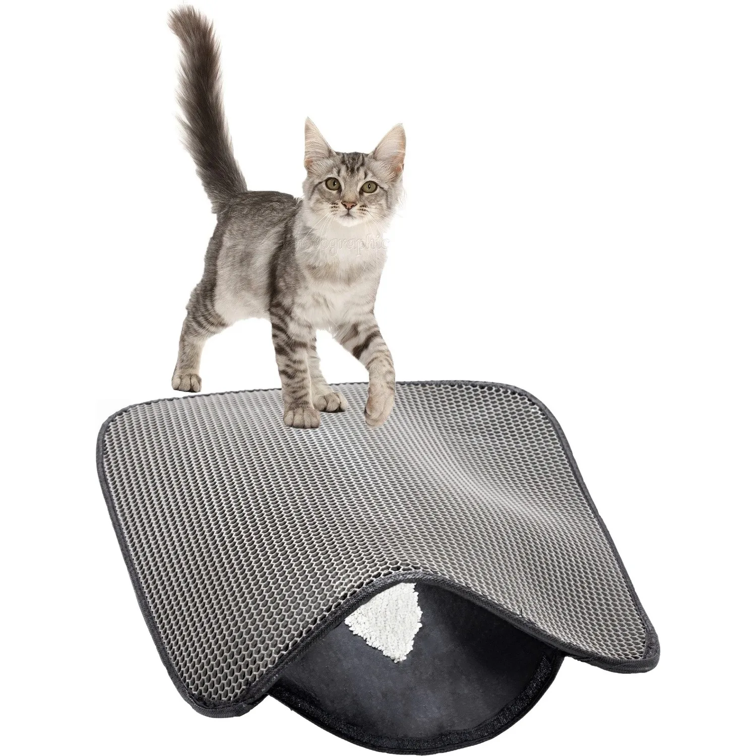 Sieve Cat Toilet Mat 60 x 45 Cm mop prevents urine leakage and strengthens water resistance non-toxic, 100% environmentally frie