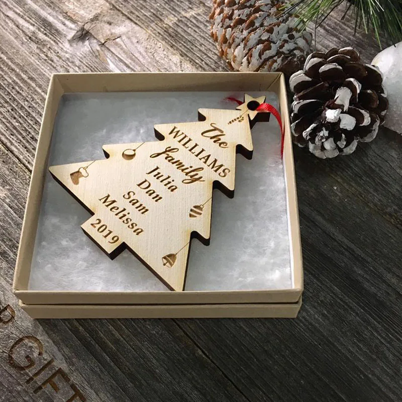 Christmas Decoration 2023 , Personalized Wooden Ornament, Custom Christmas Ornament,Annual Ornament, Custom Wood Xmas Decor