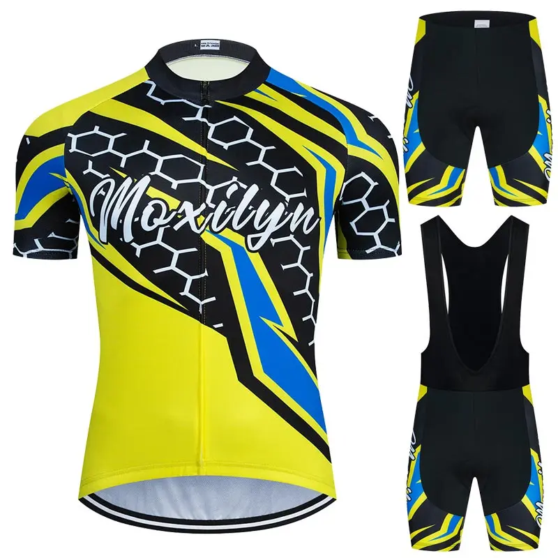 

Moxilyn Cycling Jersey MTB Jersey 2021 Bicycle Team Cycling Shirts Mens' Short Sleeve Bike Wear Summer Premium Bicycle Clothing