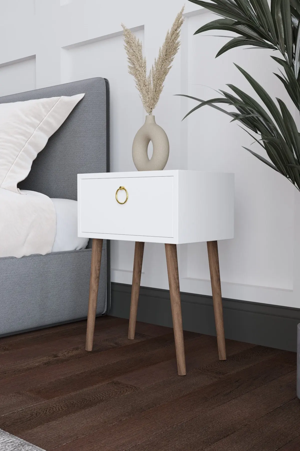 Commode Nội Thất Bằng Gỗ Đầu Giường Houseware Trang Trí Chất Lượng Tốt Và Tiện Lợi Di Động Chắc Chắn Phòng Ngủ Phòng Trẻ Em