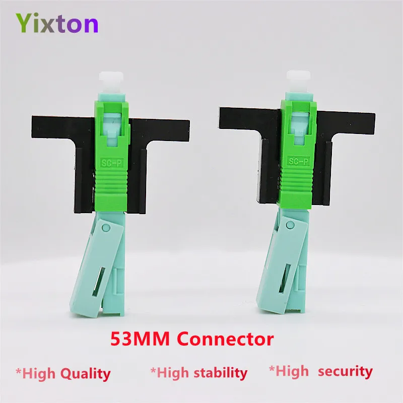Free Shipping Fast Connector 53MM SC APC Field Connector SM FTTH Optical Fiber connector 53mm apc