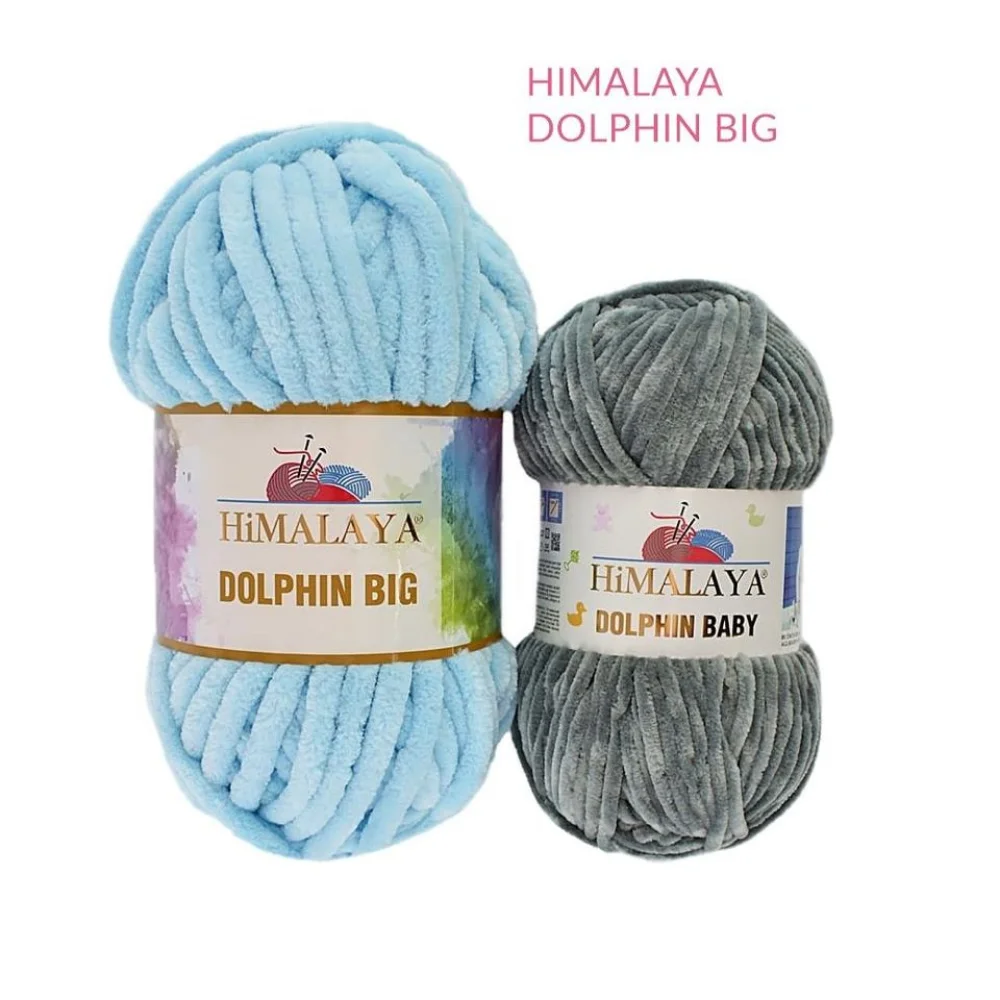 Himalaya Dolphin BIG Yarn 4 Balls/LOT 4x200g (Free Shipping!!) delfin duża przędza 4 kulki/LOT 4x200g (darmowa wysyłka!!) Super nieporęczne grubo