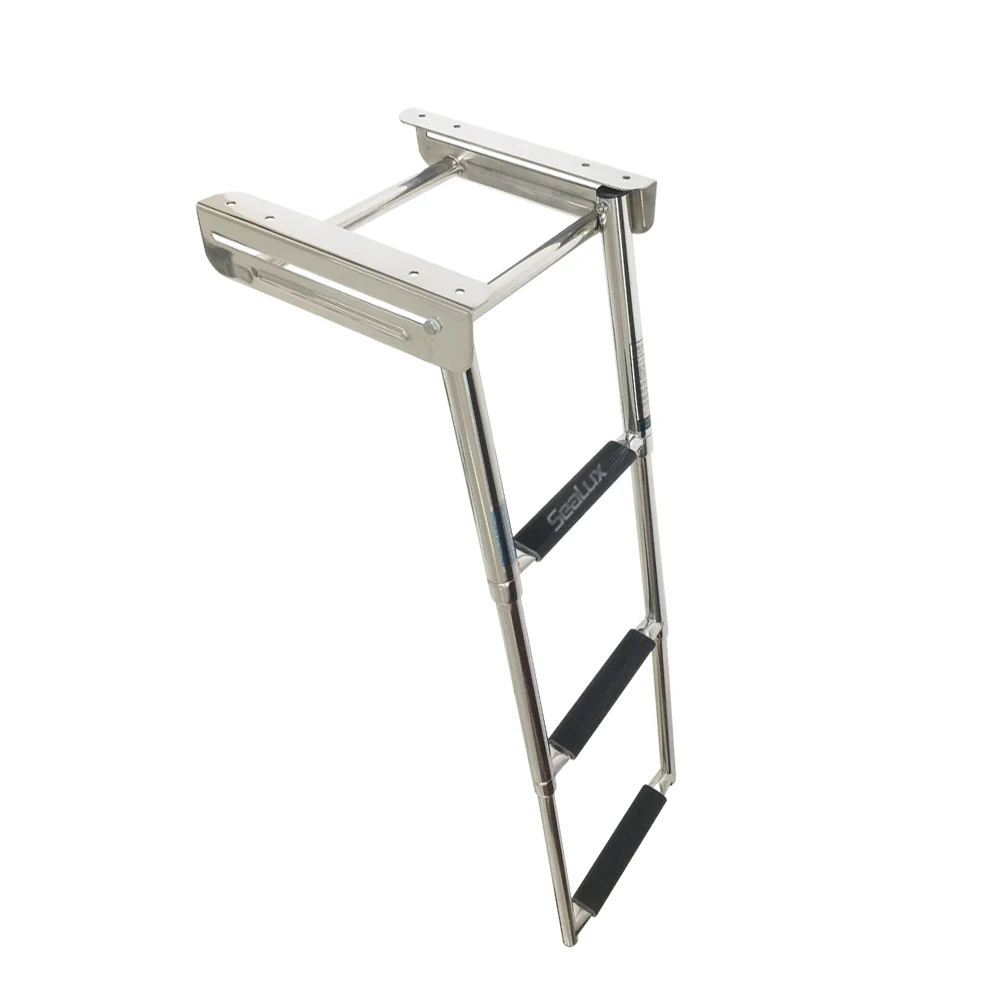 Sealux Under Platform 3 Steps Stainless Steel 304 Telescoping Ladder Swim Step passed 400h salt spray test