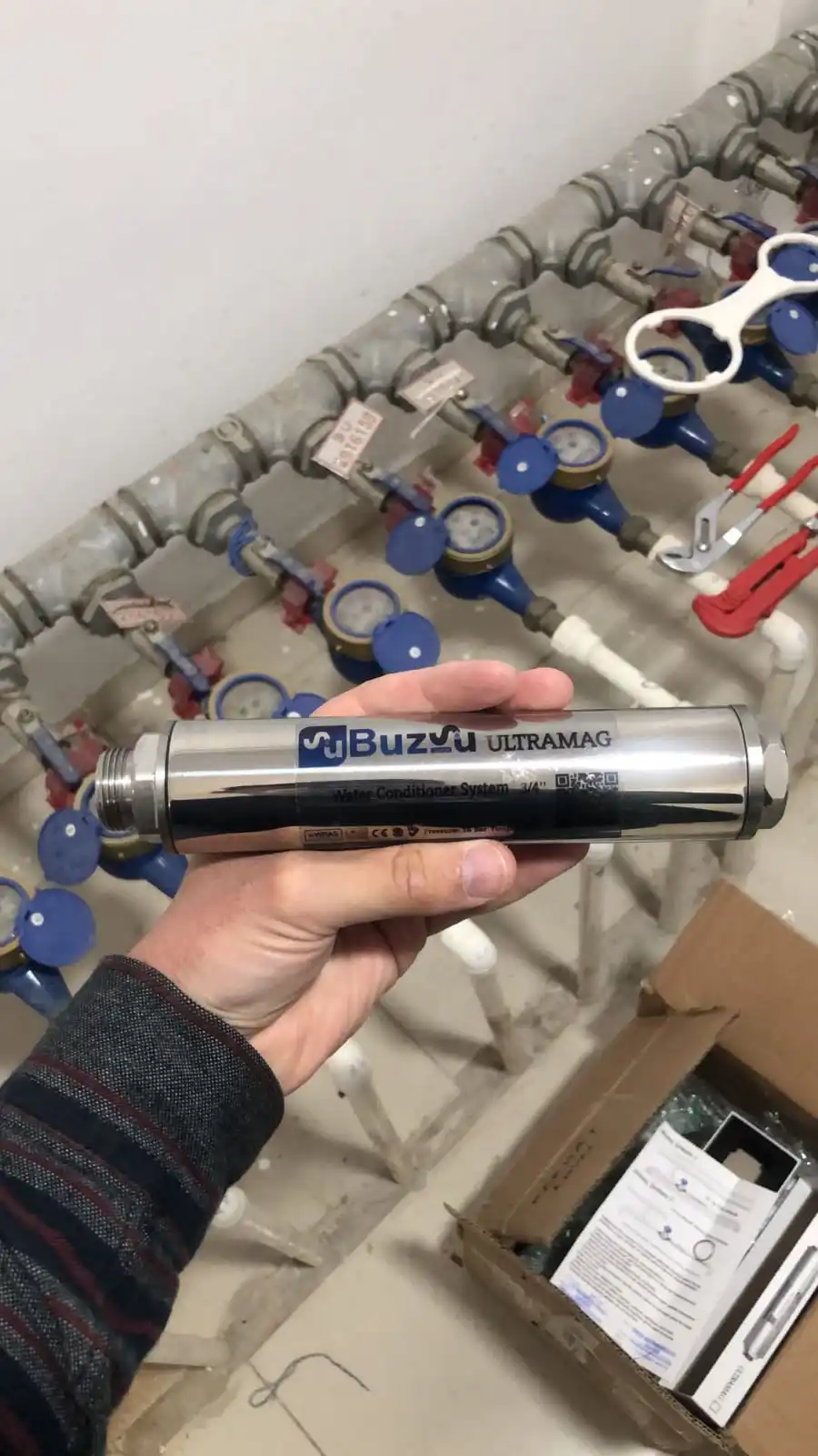 Ultramag Anti calcário removedor, água dura, amaciante prevenção escala, casa inteira