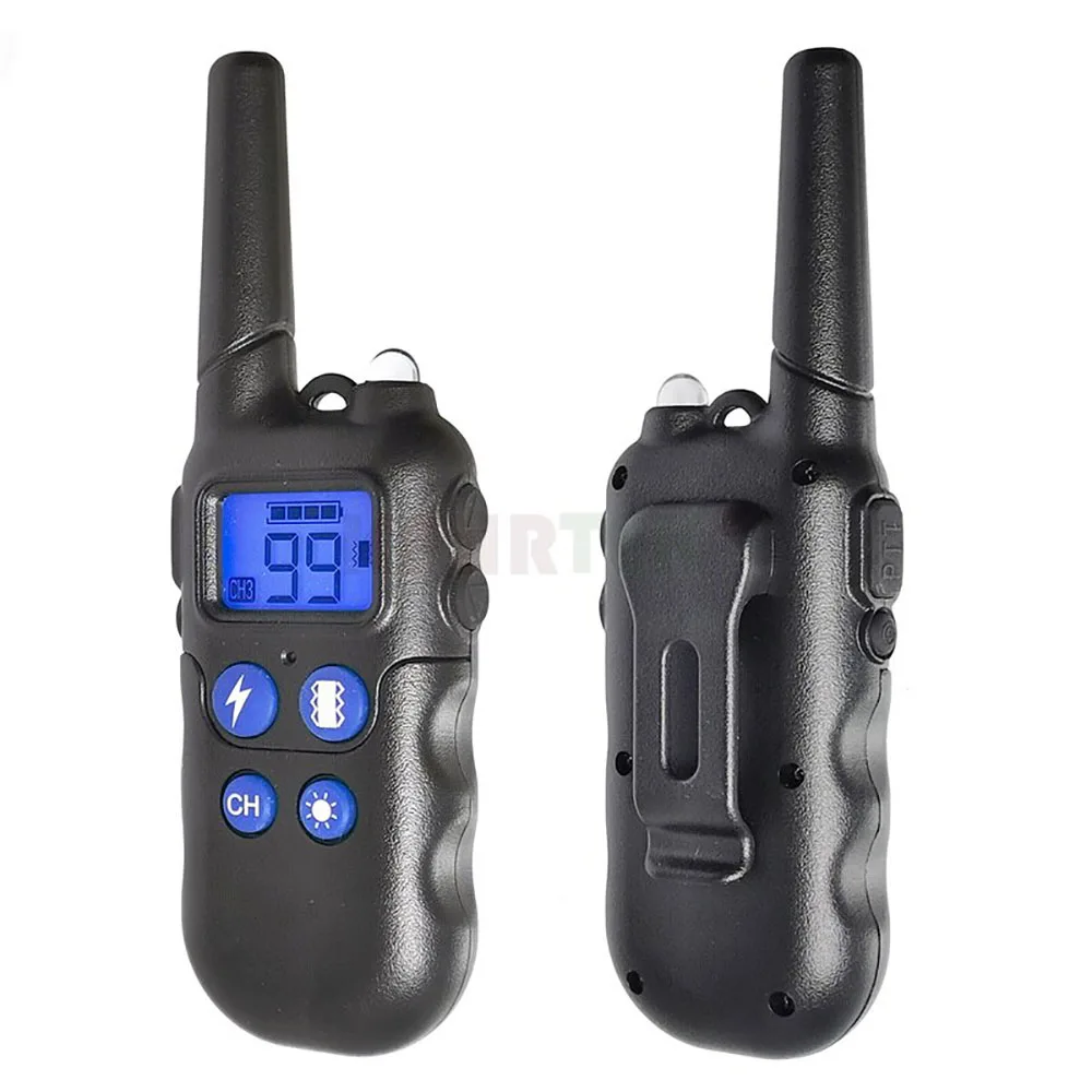 60 PCS Shock/ Vibration / Light / Sound Wakie takie rechargeable Remote and rechargeable Waterproof Receiver Collar DHL22kg6D5