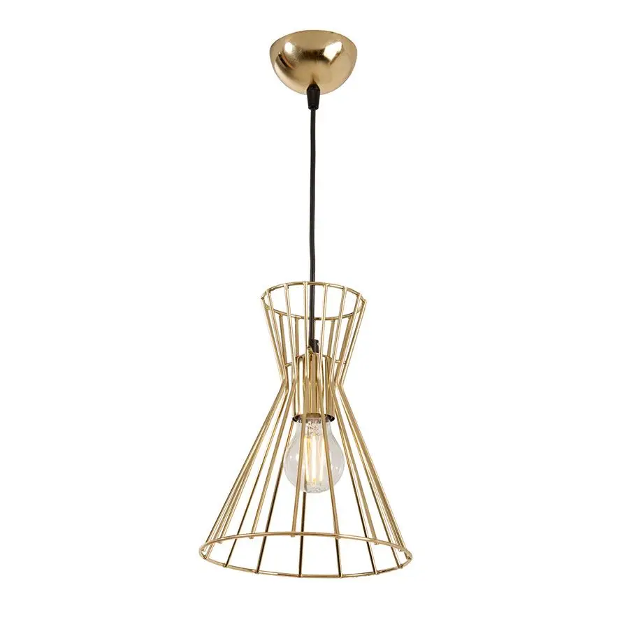 Iskandinav Lampu Liontin Emas Tunggal Domba Emas Loteng Modern Ruang Tamu Kamar Tidur untuk Dapur Restoran Bar