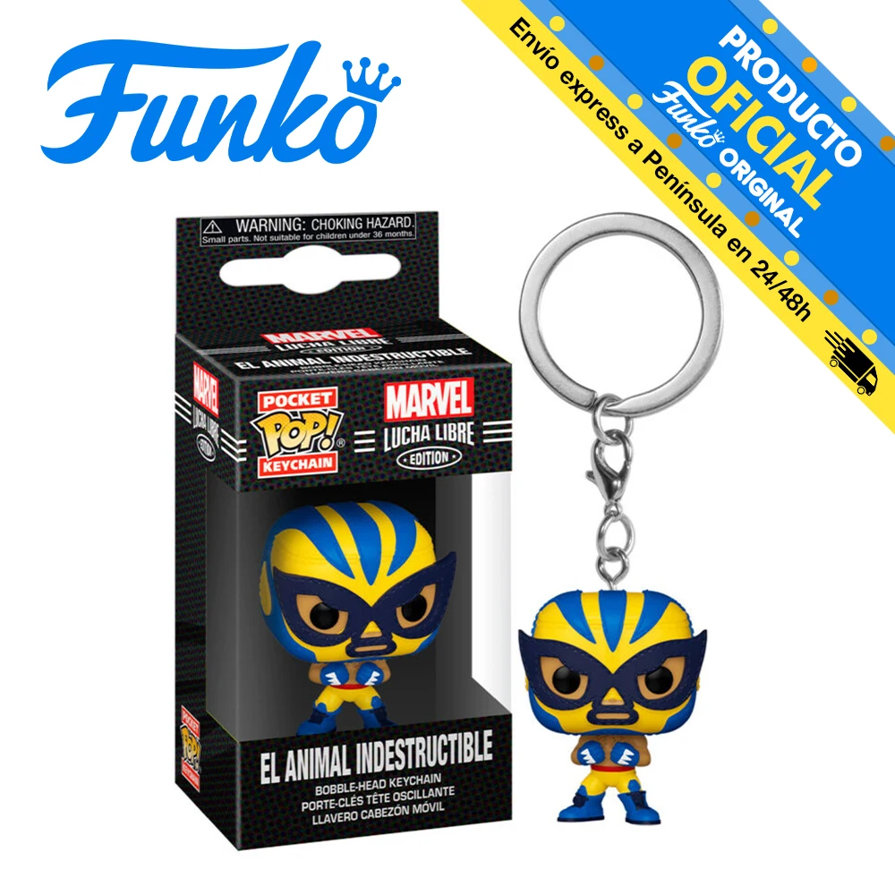 FUNKO POCKET POP! Marvel keychain: Wrestling-the Indestructible Animal, original, gift, child, girl, box, official license