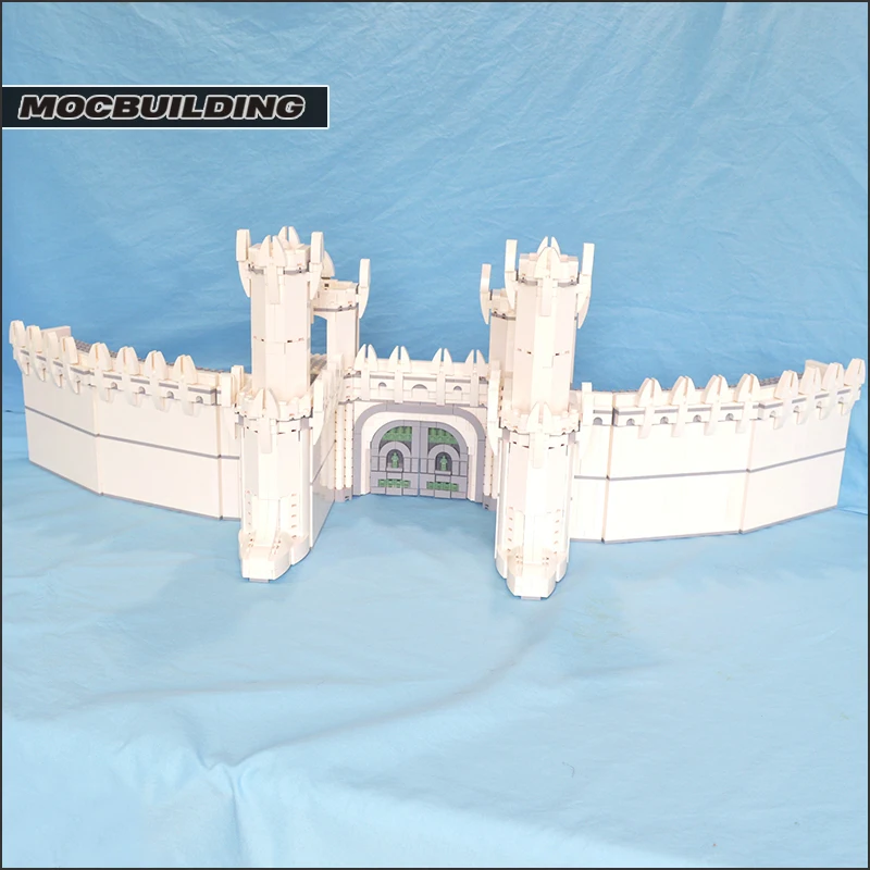 MOC The Walls of Minas-Tirith Famous Film Building Blocks Ultimate Collector Series DIY Assembly Bricks Children Toys Gifts