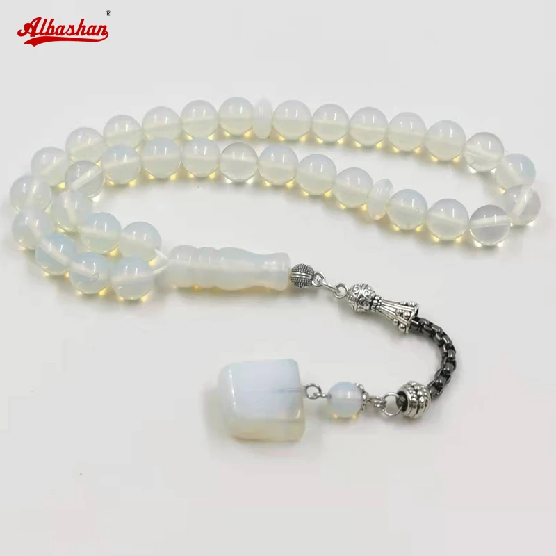 

Tasbih Opal stone Muslim misbaha islamic 33 prayer beads arabia fashion accessories turkish rosary Eid ramadan gifts