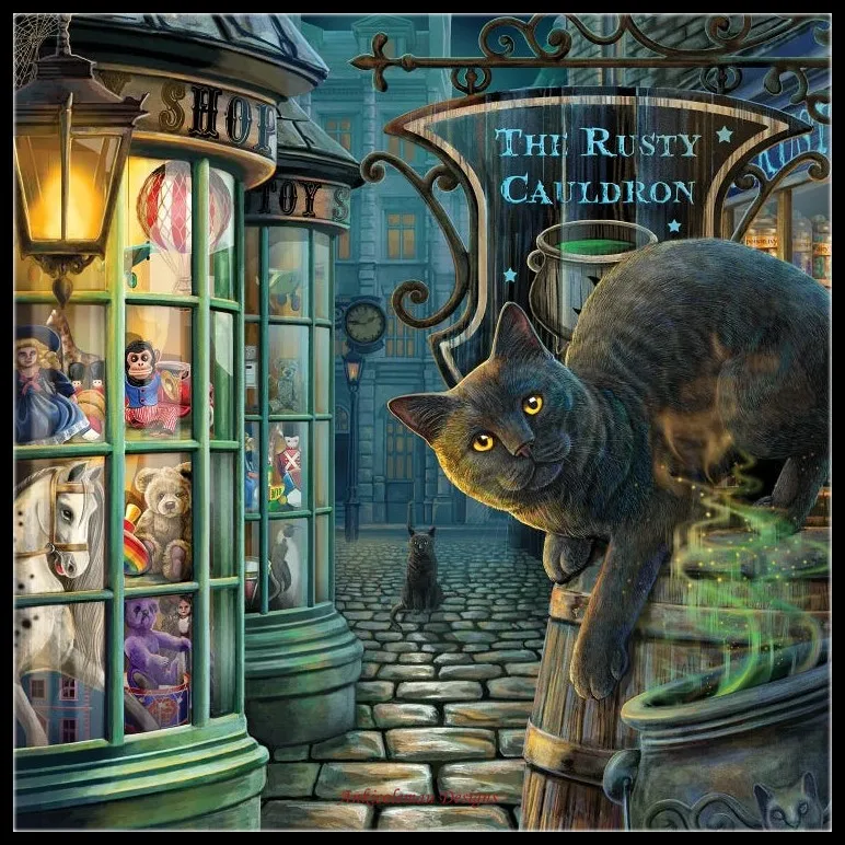 

The Rusty Cauldron - Counted Cross Stitch Kits - DIY Handmade Needlework For Embroidery 14 ct Cross Stitch Sets DMC Color