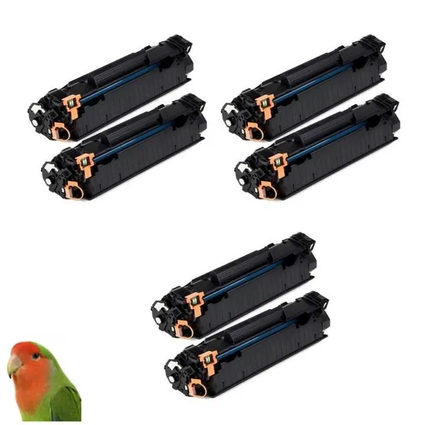 Compatible 6 Toner Pack for CE285A / TONER 85A P1002 W Pro P1102 W M1132 MFP M1212 NF MFP CE285A