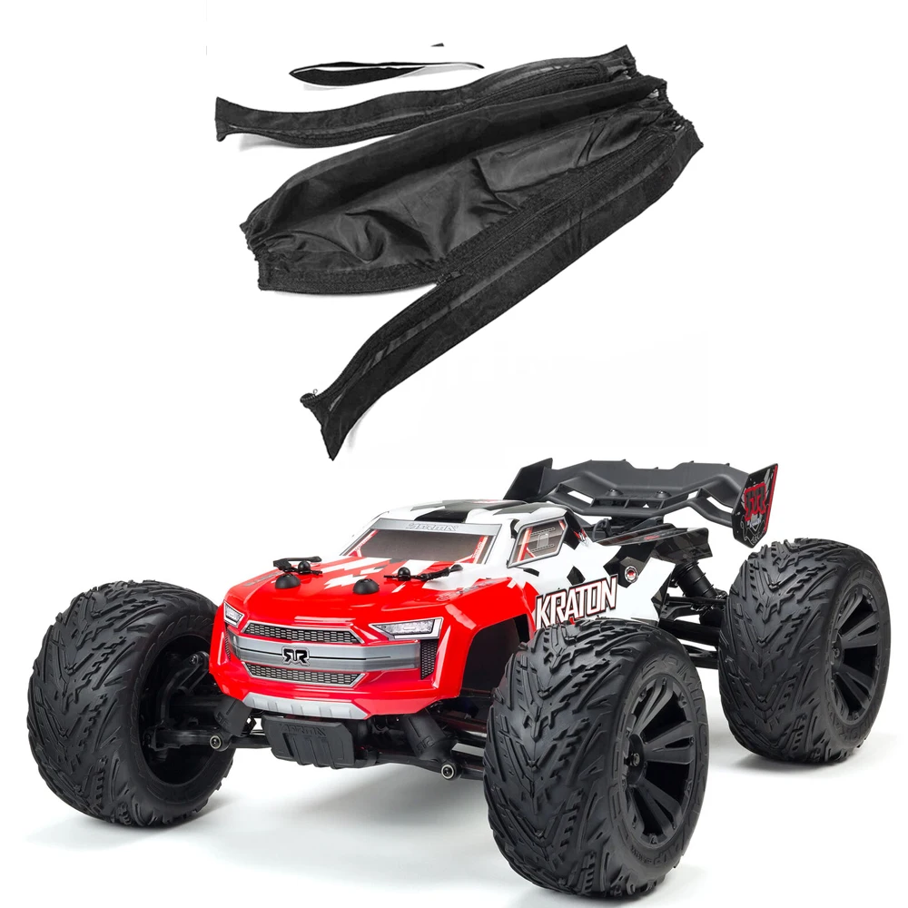 ARRMA 1/10 KRATON 4S BLX Monster Truck ARA102690 Zipper-type Chassis Dust Water Proof Protection Net Cover Prevent Dust