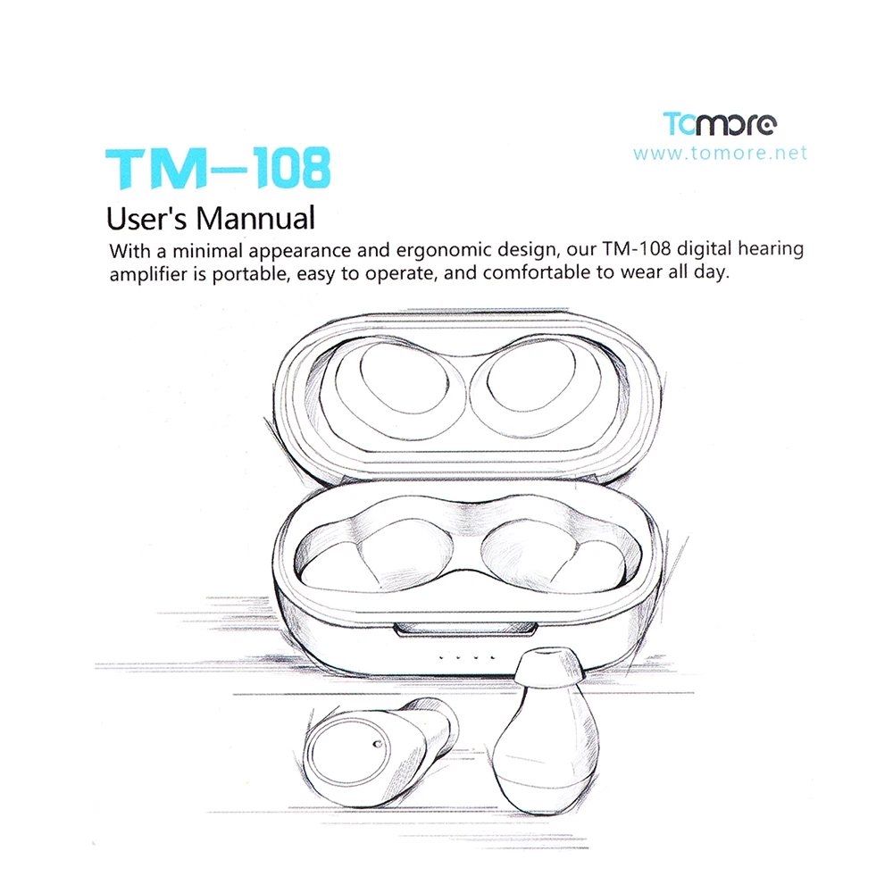 TOMORE TM-108 مكبر صوت رقمي قابل لإعادة الشحن ذو 8 قنوات مع تحكم باللمس ، قمع العواء ، عمر البطارية 200h ، الضوضاء