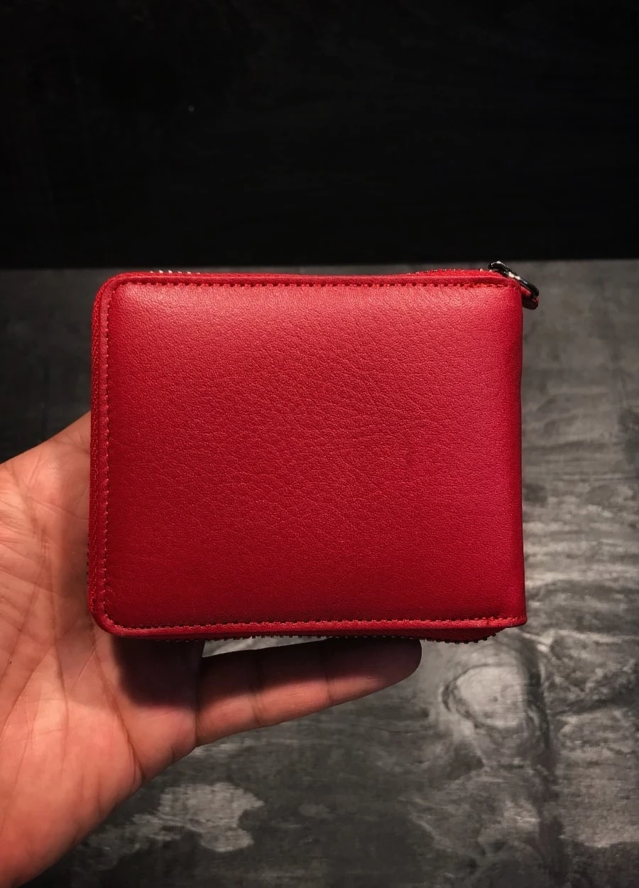 Bolso de mano Vintage con compartimento para teléfono, Cartera de cuero genuino con tarjetero, bolsa de regalo para mujeres y hombres, negro y marrón, 2021