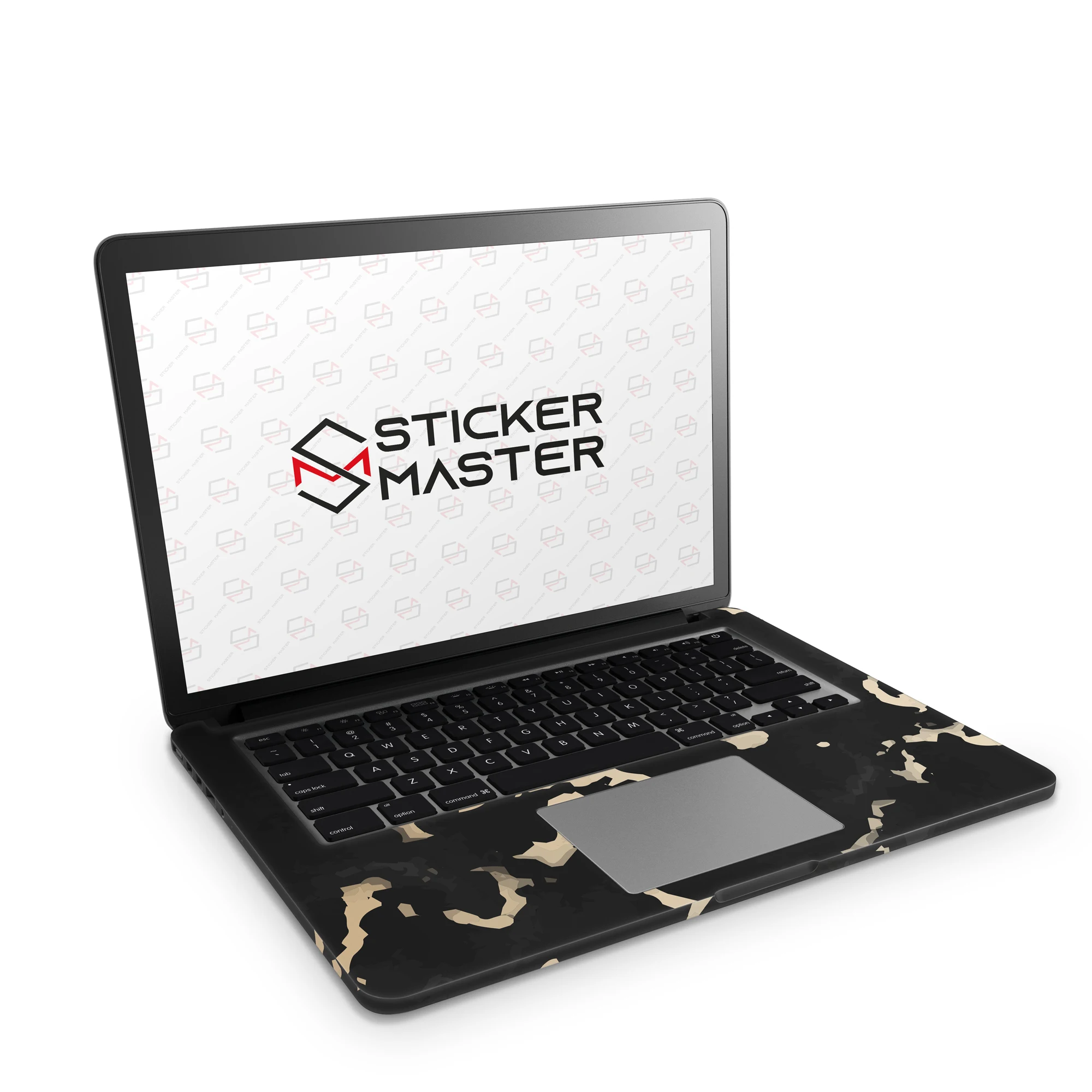 Sticker Master Black Gray Marble Laptop Vinyl Sticker Skin Cover For 10 12 13 14 15.4 15.6 16 17 19 