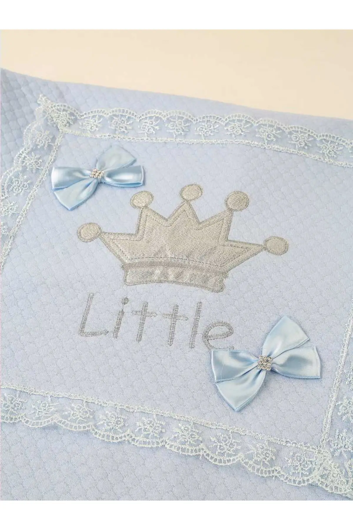 Blue 85 X85 cm Male Baby Swaddle Blanket