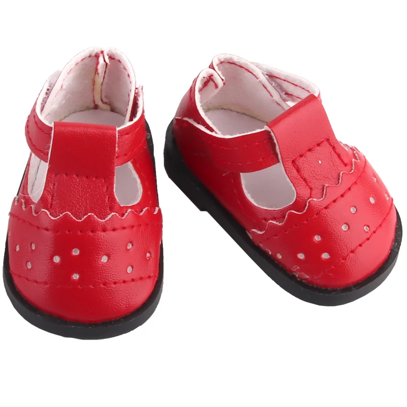 5.5cm Mini Leather Doll Shoes For 1/6 BJD 14 Inch American Doll Boots High-quality Cute Accessories For DIY,Russia Girl Doll Toy - Image 3