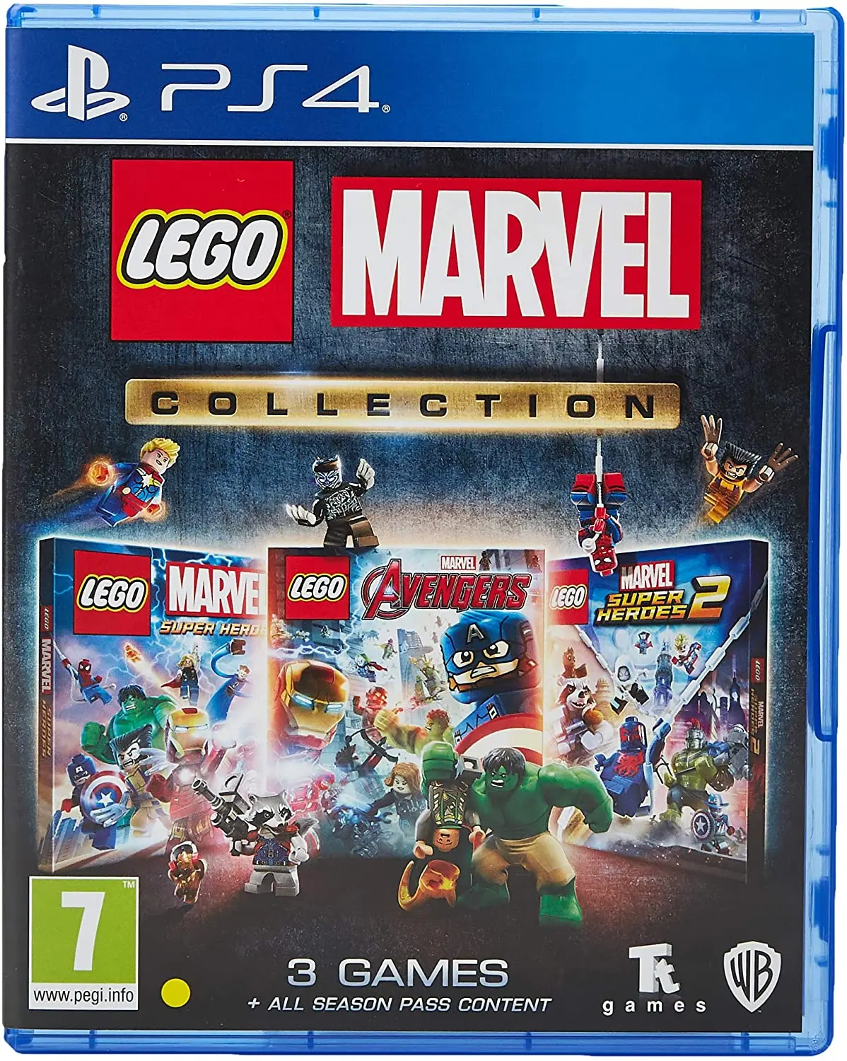 Lego Marvel Collection 3 in 1 Ps4 Blueray Disc Game Playstation 4 Game